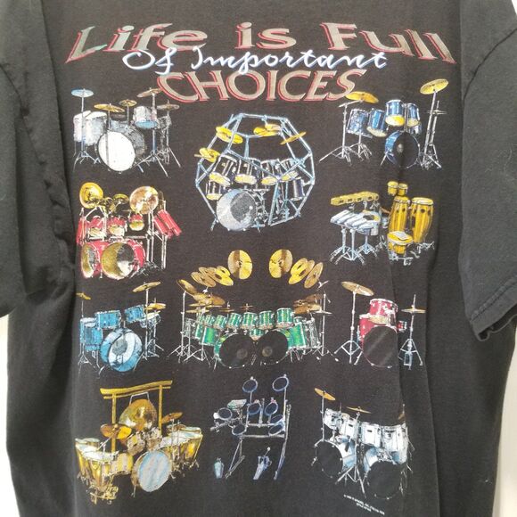 Life is full of important choices Delta pro weight T-Shirt size XL Y2K - Picture 12 of 12